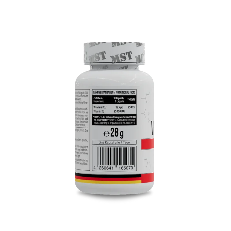 MST D3 5000 IU 120 softgels