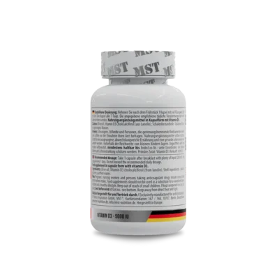 MST D3 5000 IU 120 softgels