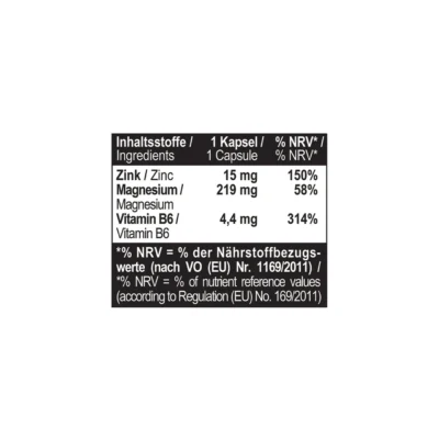 MST Zinc B6 Magnesium 60caps