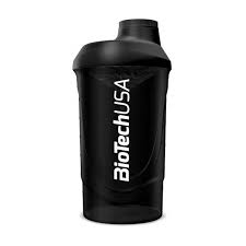 BIOTECHUSA Shaker Wave Panther Black 600 мл — черный шейкер для спортпита