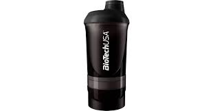 BIOTECHUSA Shaker Wave Panther Black 600+250+100 ml — mustade šeikerite komplekt