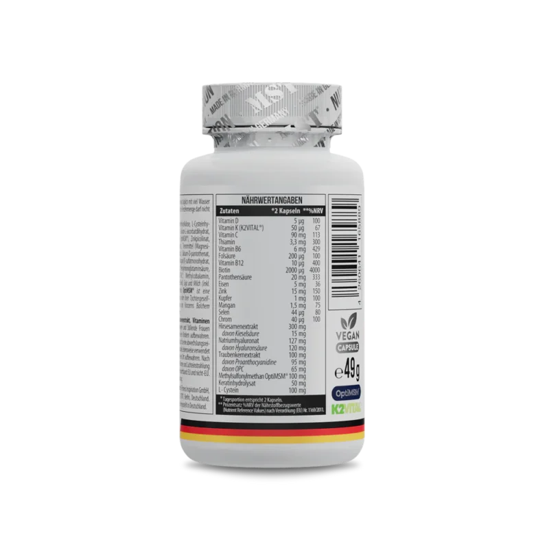 MST Hair Advanced Formula with Keratin 60caps