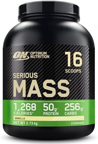 Optimum Nutrition Serious Mass 2.73kg Vanilla – high-calorie weight gainer for muscle growth