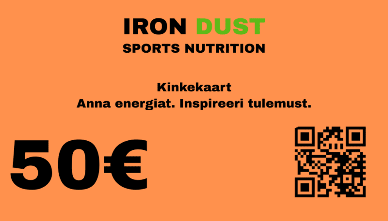 IRON DUST kinkekaart 50 €