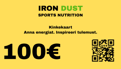 IRON DUST kinkekaart 100 €