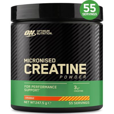 Optimum Nutrition Micronised Creatine 247,5 g Apelsin — mikroniseeritud kreatiin lihastele