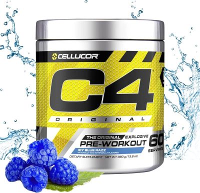C4 Original Pre-workout 60serv Jääsinine vaarikas