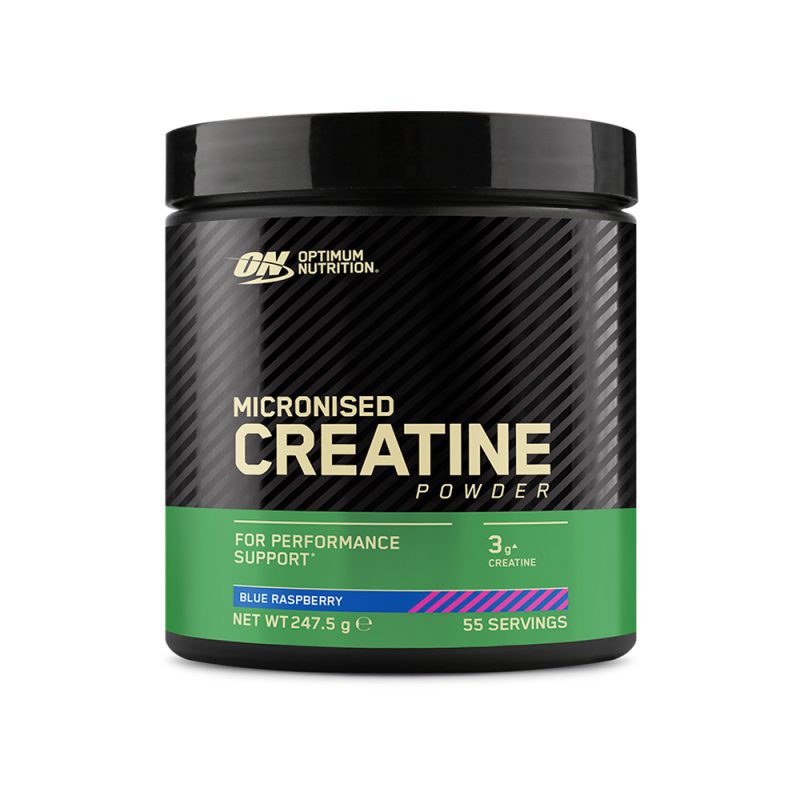 Optimum Nutrition Micronised Creatine 247,5 g Sinine vaarikas — mikroniseeritud kreatiin lihastele