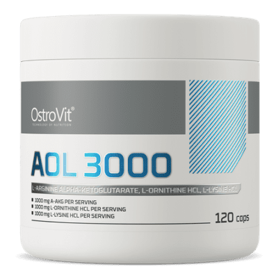 OstroVit AOL 3000 120 капсул – смесь Аргинина, Орнитина и Лизина