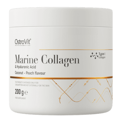 OstroVit Marine Collagen + Hyaluronic Acid + Vitamin C 200g
