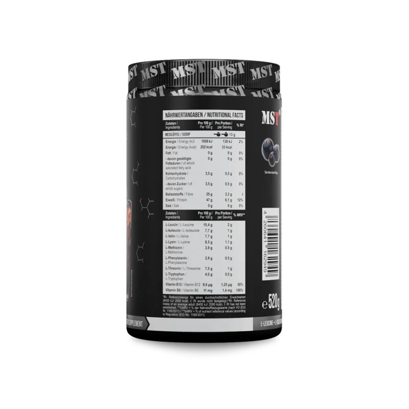 MST BCAA EAA 40serves Blackcurrant