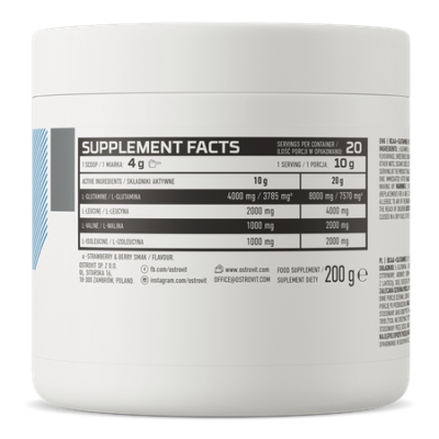 OstroVit BCAA + Glutamine 200g