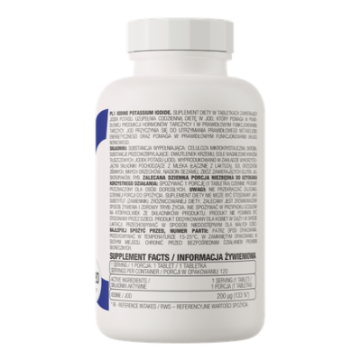 IODINE Potassium Iodide 200 μg 120 tablets