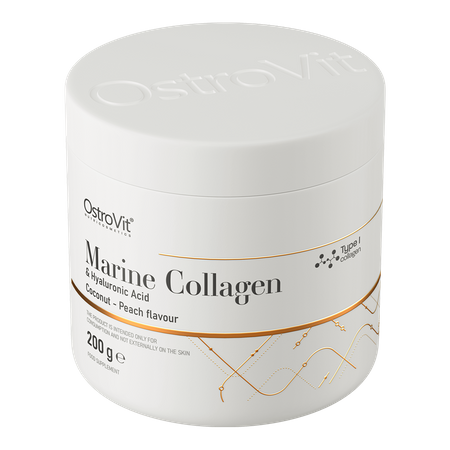Marine Collagen + Hyaluronic Acid 200 g coconut and peach