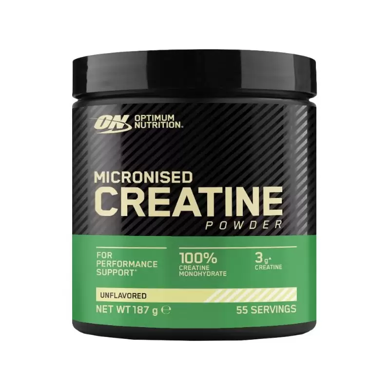Optimum Nutrition Micronised Creatine 187g mikroniseeritud kreatiinmonohüdraat