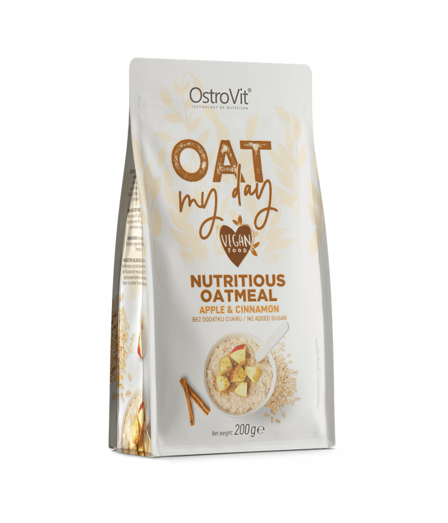 OstroVit Oat My Day – Apple-Cinnamon Instant Oatmeal OstroVit Oat My Day 200 g Apple-Cinnamon