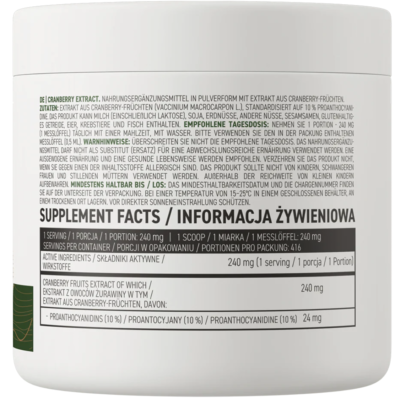 OstroVit Cranberry Extract VEGE 100g