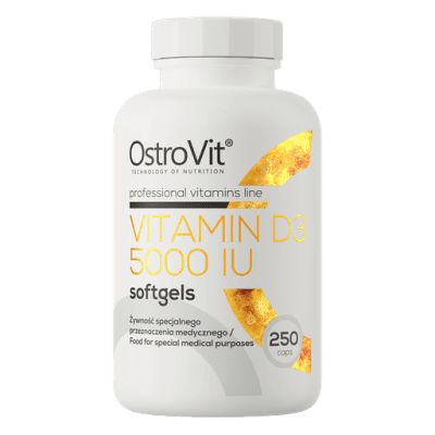 OstroVit Vitamin D3 5000 IU 250 Caps