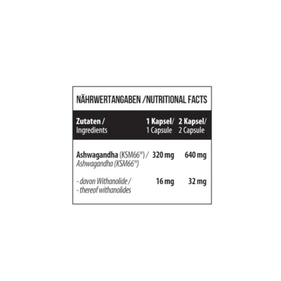 MST Ashwagandha KSM66 60caps