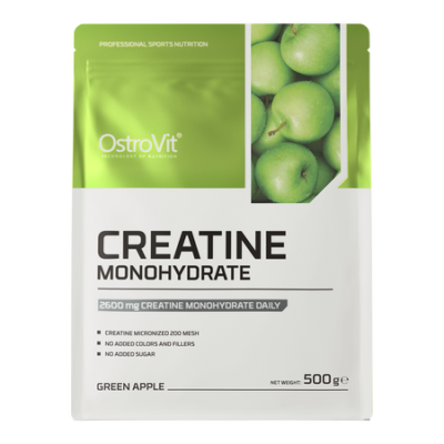 Creatine Monohydrate 500 g green apple