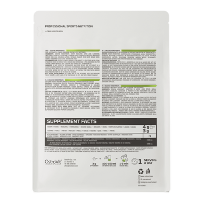 Creatine Monohydrate 500 g green apple