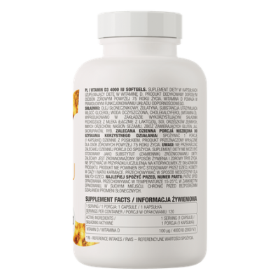OstroVit Vitamin D3 5000 IU 250caps