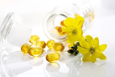 Evening Primrose Oil supplement product photo on IRON DUST website