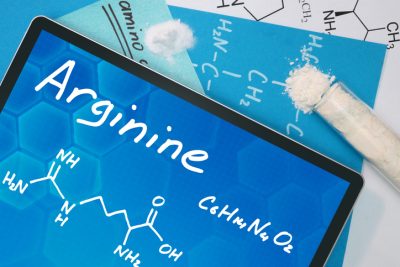 L-Arginine supplement photo for sports nutrition store