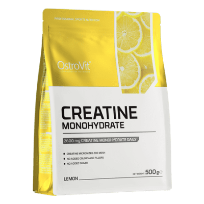 OstroVit Creatine Monohydrate 500 g lemon flavour
