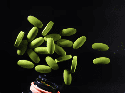 Lutein supplement product photo on IRON DUST website