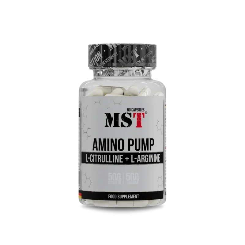 MST Amino Pump L-Citrulline + L-Arginine 60 kapslit