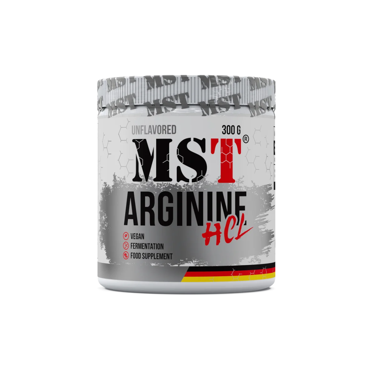 MST Arginine HCL 300g Maitseta MST Arginine HCL 300g Maitseta pulber vastupidavuse ja vereringe toetuseks