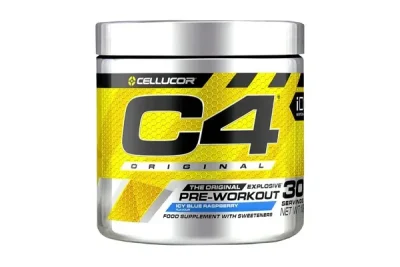C4 Original Pre-Workout 30 порций Ледяная Голубая Малина – Энергия и Фокус для Тренировки