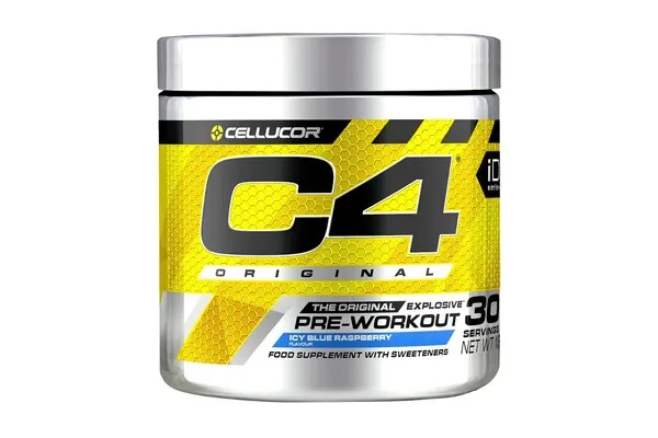 C4 Original Pre-Workout 30 servings Jäine Sinine Vaarikas – Energia ja Fookuse Tugi Treeninguks
