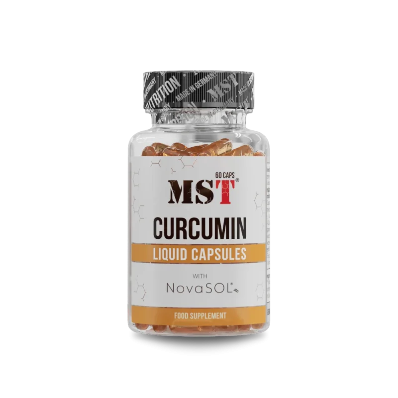 MST Curcumin NovaSOL 60 vedelkapslit – kurkumiin sportlastele