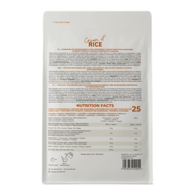 Cream of Rice 1000 g shortbread cookies and salted caramel