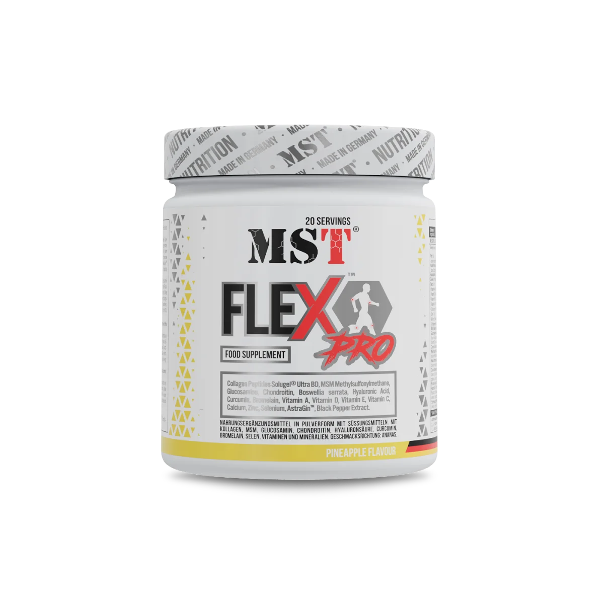 MST Flex Pro Ananass 300g MST Flex Pro Ananass 300g – toidulisand liigeste ja kõhre toetamiseks