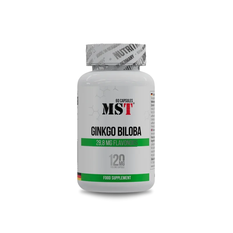 MST Ginkgo Biloba 60 kapslit – mälu ja keskendumise toidulisand