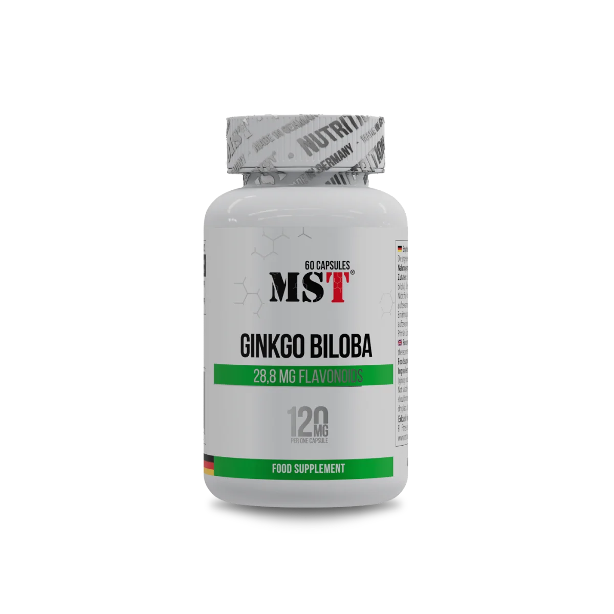 MST Ginkgo Biloba 60 capsules MST Ginkgo Biloba 60 capsules – memory and focus supplement