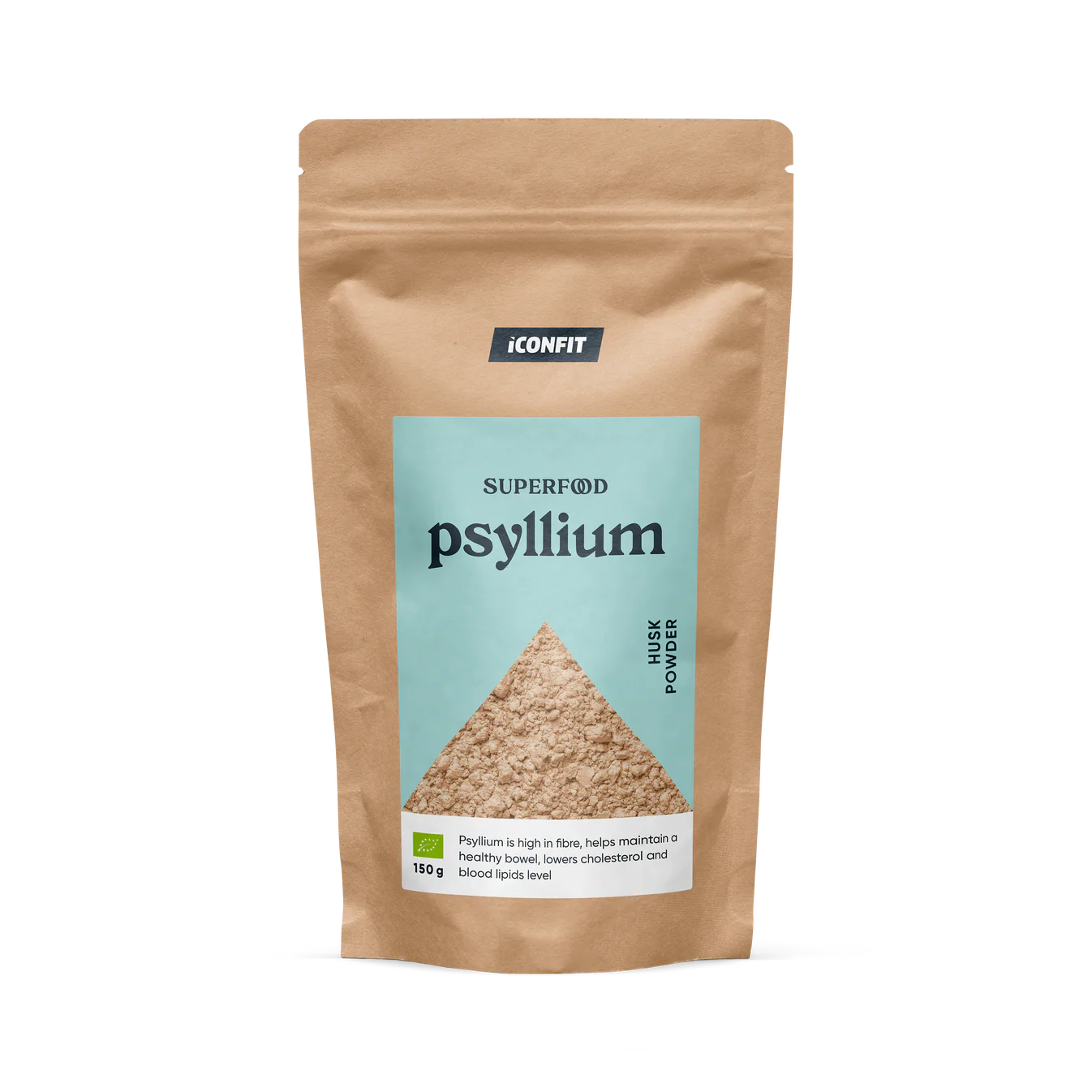 ICONFIT Псиллиум 150г ICONFIT Органический Псиллиум 150г упаковка