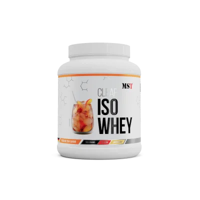 MST Iso Clear персиковый айс-ти 500г – прозрачный сывороточный протеин