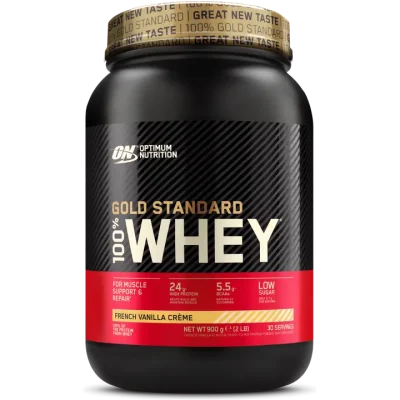 Optimum Nutrition Gold Standard 100% Whey 900g French Vanilla Cream protein powder