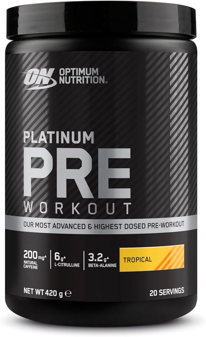 Optimum Nutrition Platinum Pre-workout 420g Troopiline treeningueelne pulber
