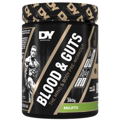 DY Blood & Guts Pre-Workout 380g Mojito pre-workout powder