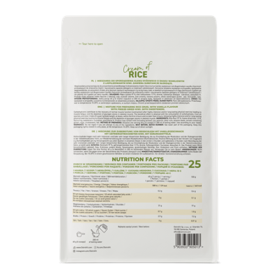 OstroVit Cream of Rice 1000g Creamy vanilla-kiwi