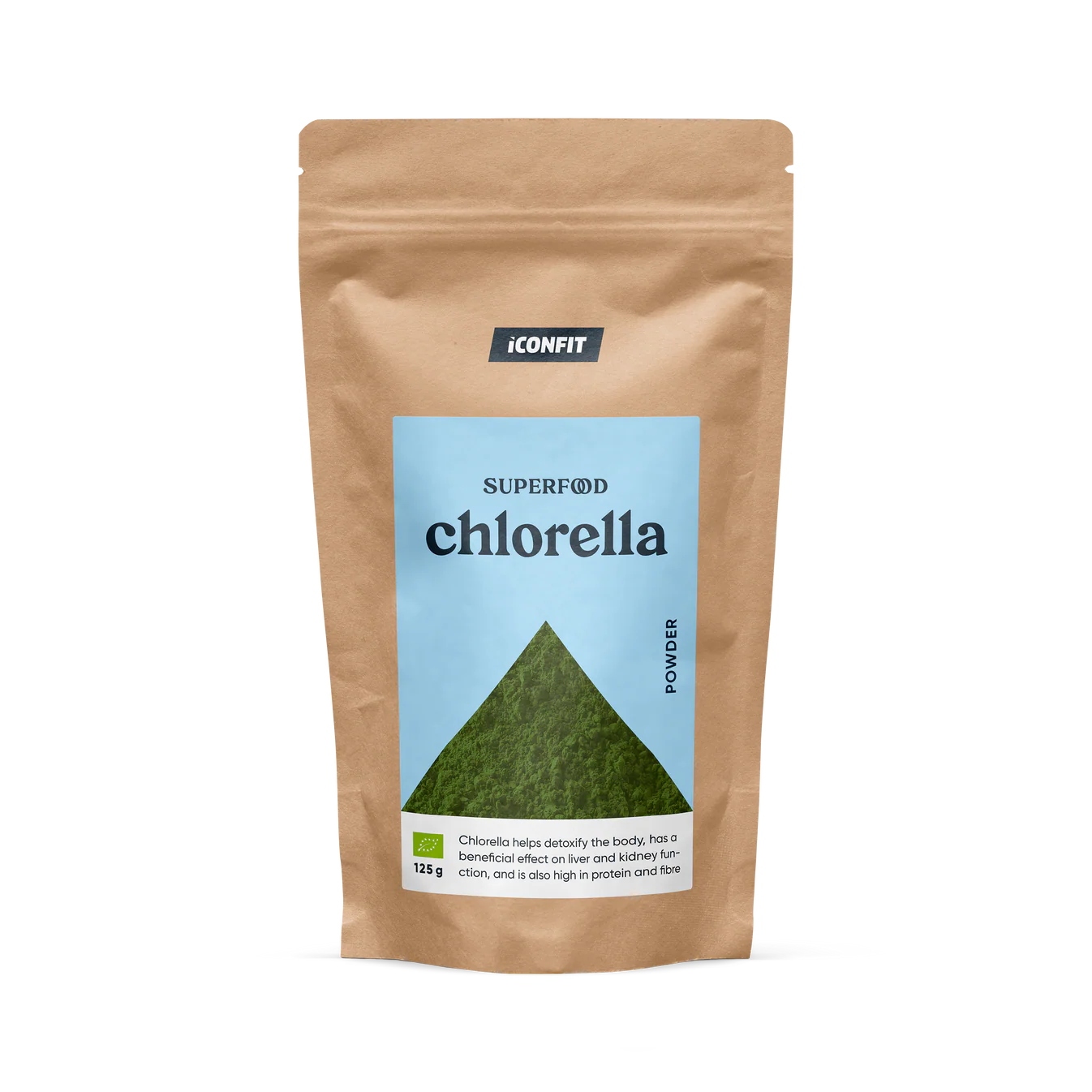 ICONFIT Superfoods Organic Chlorella Powder 125g ICONFIT Organic Chlorella Powder 125g orgaaniline klorellapulber