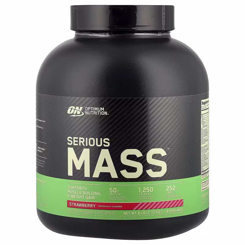 Optimum Nutrition Serious Mass 2,73 kg Maasikas – Massilisaja