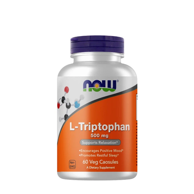 NOW L-Tryptophan 500 mg 60 veg kapslit purk