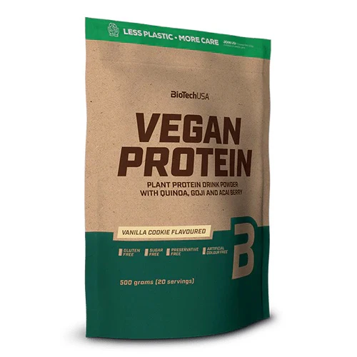 BioTechUSA Vegan Protein 500g Vaniljeküpsis – Taimne Valk