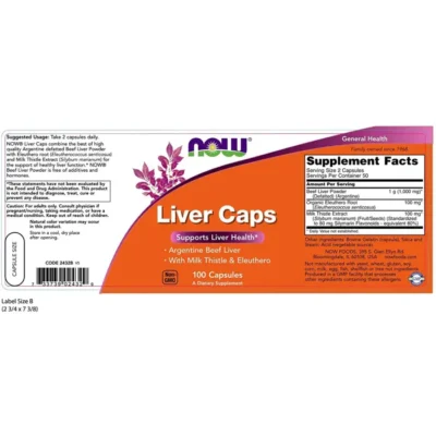NOW Liver Caps 100caps